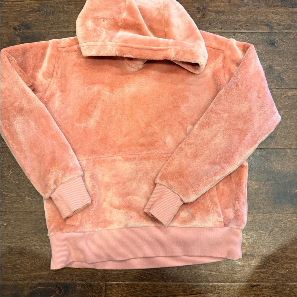 Athleta Girl Plush Coral Hoodie